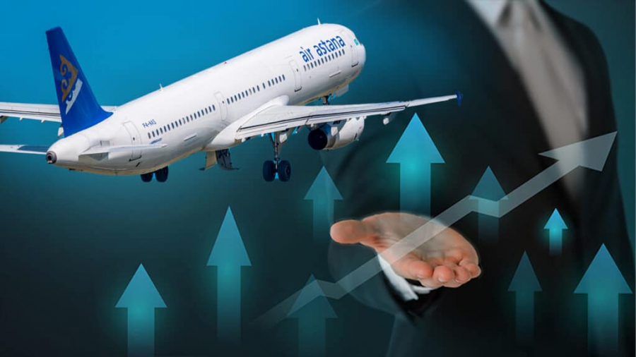 Нацбанк верит в потенциал роста цен на акции Air Astana, несмотря на их падение с момента IPO