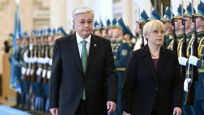 Президент Словении прибыла в Казахстан с официальным визитом
