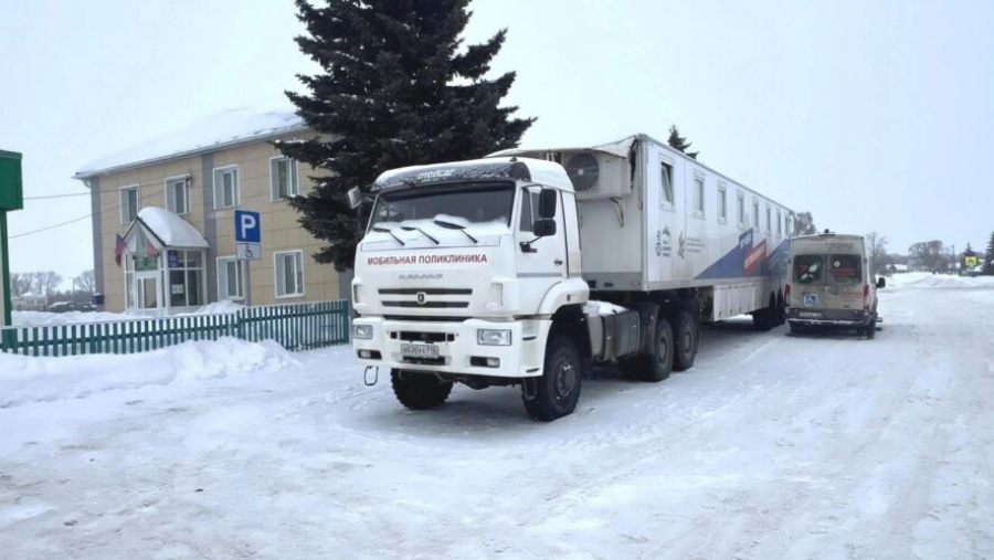 Медики в мобильной поликлинике начали принимать жителей поселка Федоровское в РТ по нацпроекту 17/02/2026 &ndash; Новости