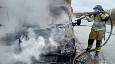 Обугленный каркас авто: на трассе в Татарстане на ходу загорелась &laquo;ГАЗель&raquo; - фото 21/04/2026 &ndash; Новости