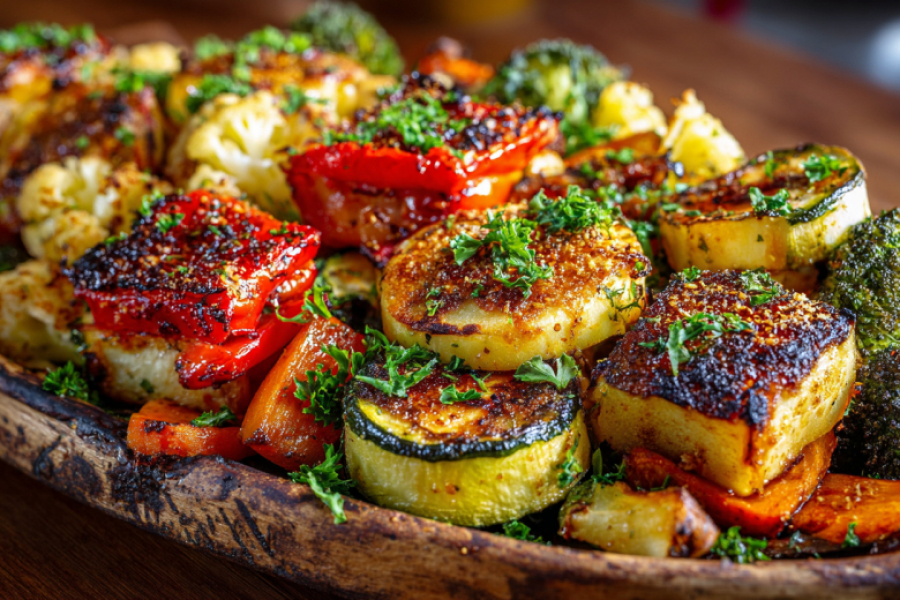 Никакой возни: идеальные овощи в аэрогриле за 25 минут