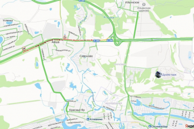 На подъезде к Зеленодольску образовалась пробка протяженностью 2 км