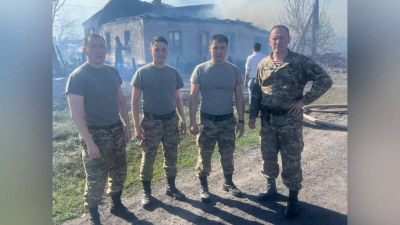 Kарагандинские гвардейцы проявили героизм во имя детей
