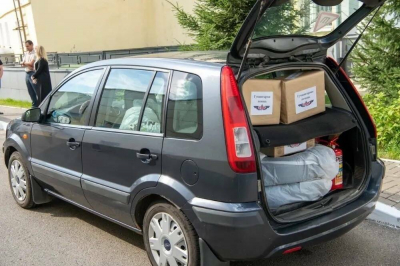 КАИ отправил автомобиль с гуманитарной помощью в зону боевых действий