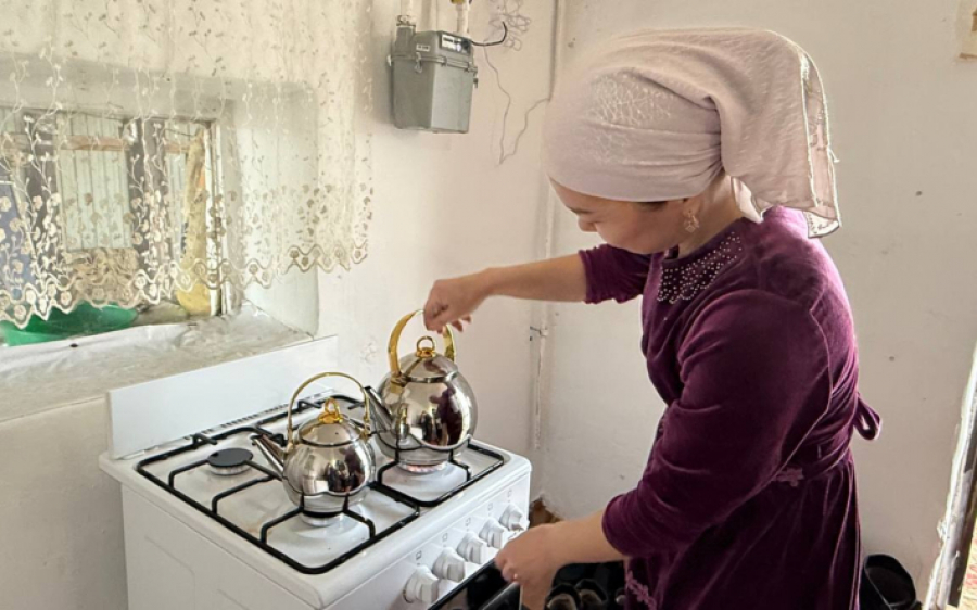 Газ провели в один из самых отдаленных поселков Актюбинской области