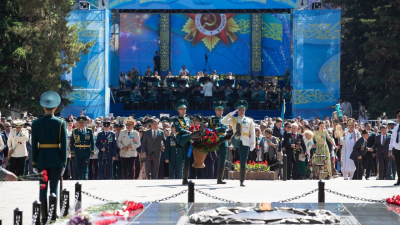 Как отметили День Победы в Алматы, показали в акимате (фото)