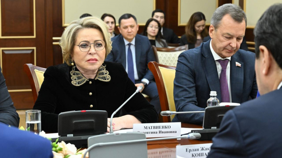 Валентина Матвиенко посетила Мажилис и обсудила межпарламентское сотрудничество