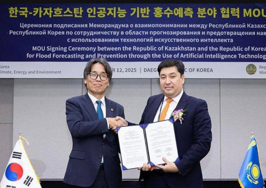 Казахстан и Корея создадут цифровые системы мониторинга паводков на основе ИИ