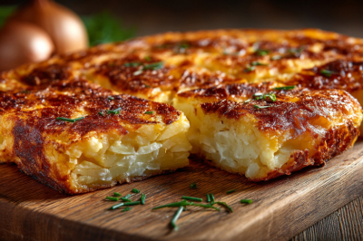 С тестом больше не вожусь. Заливаю картошку майонезной смесью &mdash; и через 40 минут на столе нежный пирог, который тает во рту