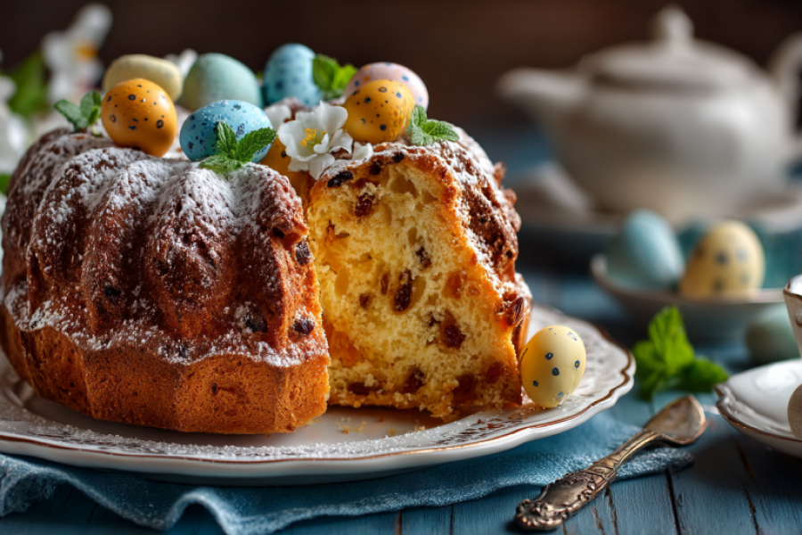 40 минут &mdash; и нежный кулич на Пасху готов: без дрожжей, без возни, без ожидания. Рецепт для тех, кто ценит время