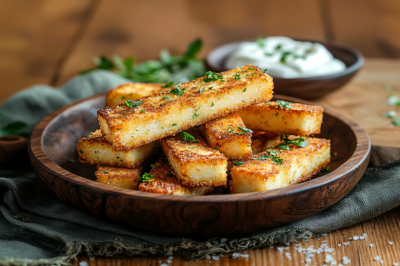 Творожные палочки с сыром и укропом &mdash; вместо скучных сырников на завтрак: хрустят снаружи, тают внутри