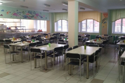 В Атырау школьные столовые скроют от посторонних глаз