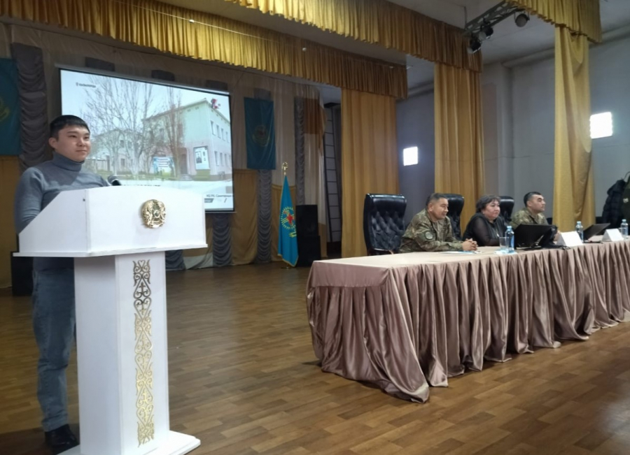 Мать героя Национальной гвардии МВД РК Айбата Аманова встретилась с военнослужащими