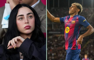 Подруга Ламина Ямаля с трибун посмотрела, как «Барселона» громит «Олимпиакос»