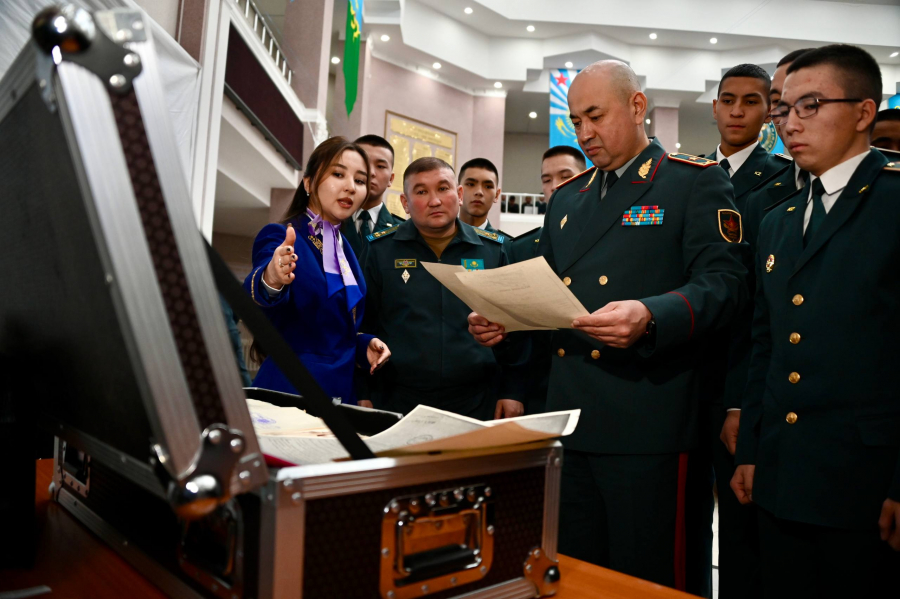 В Военном колледже Министерства обороны РК прошёл литературный вечер, посвященный 115-летию Бауыржан Момышулы