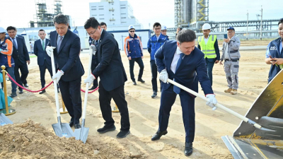 КМГ, СИБУР и Sinopec начали строительство полиэтиленового завода в Атырауской области