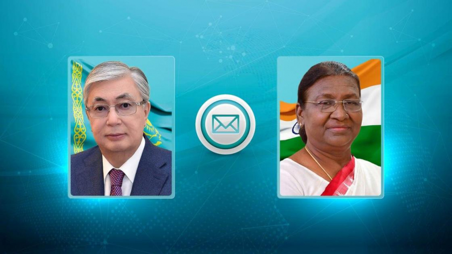 Токаев направил телеграмму президенту Индии