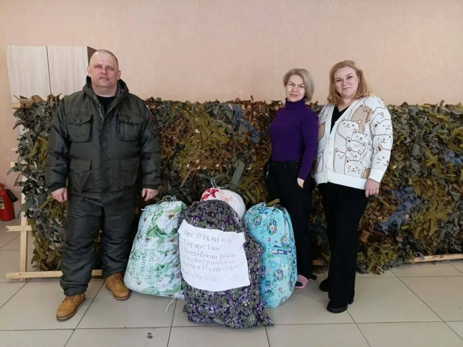 &laquo;Тыл и фронт едины&raquo;: в Тукаевском районе передали помощь бойцу ОМОН &laquo;Тайфун&raquo;